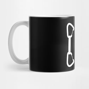 Just clip me - funny climbing design Mug